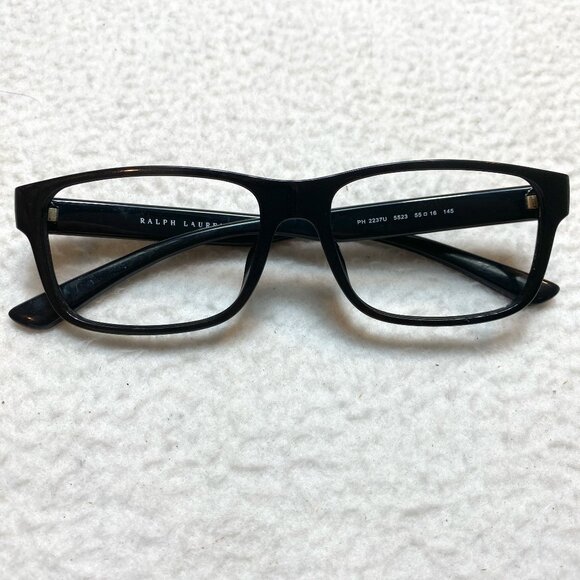 Ralph Lauren PH 2237U 5523 Glossy Black Eyeglasses 55-16-145 - Picture 1 of 16